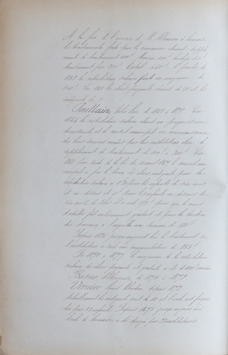 Manuscrit original de Louis Théodore Vernier, feuillet 14/24
